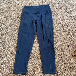 Victoria Sport cropped highwaisted dark grey leggings